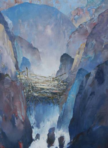 Original Abstract Landscape Paintings by Randall Tipton