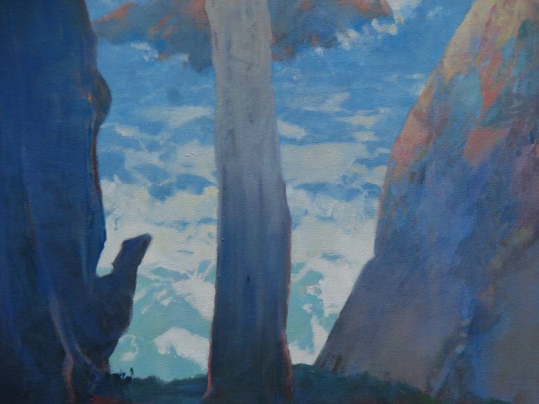 Original Abstract Landscape Painting by Randall  Tipton