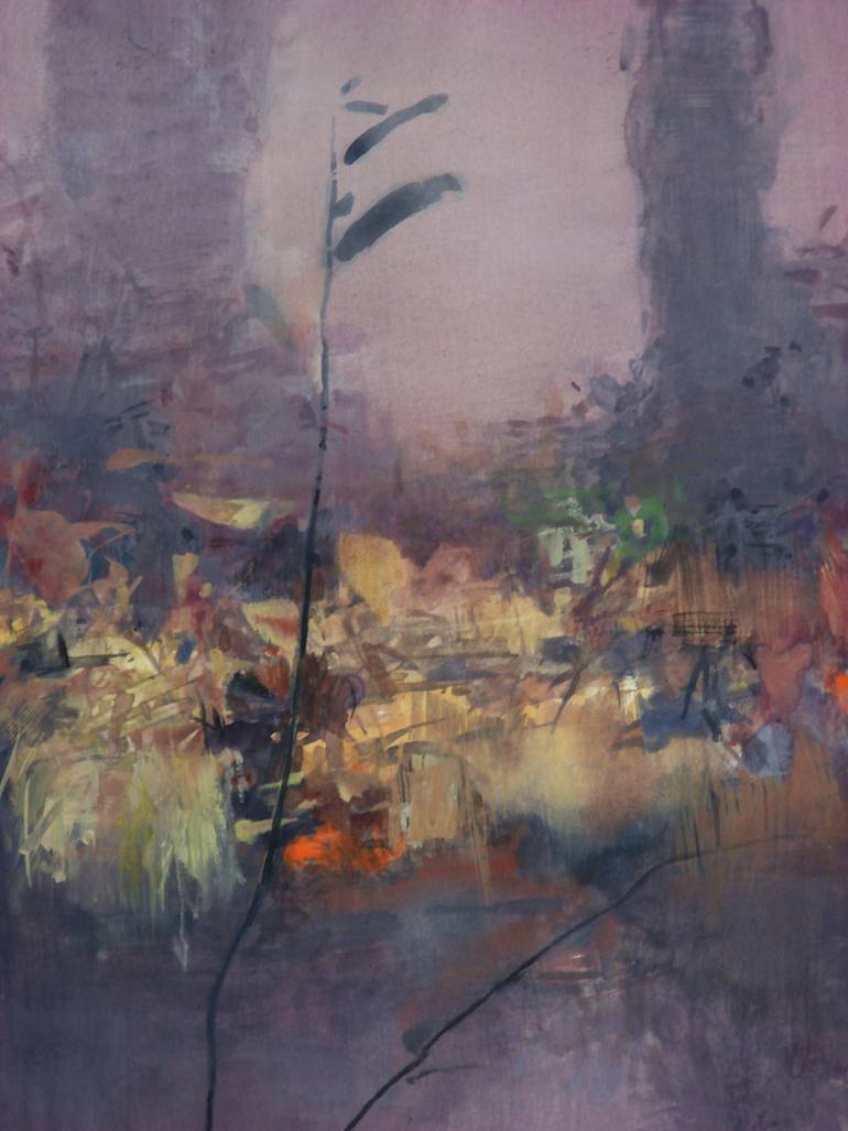 Original Abstract Landscape Painting by Randall  Tipton