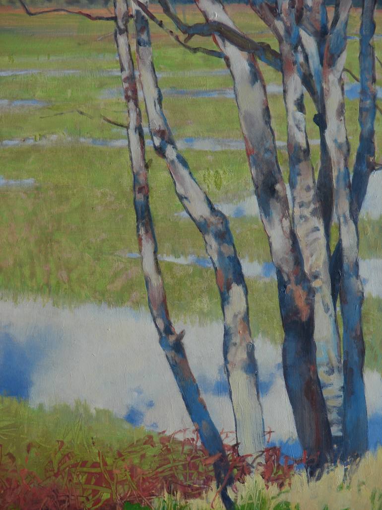 Original Abstract Landscape Painting by Randall  Tipton