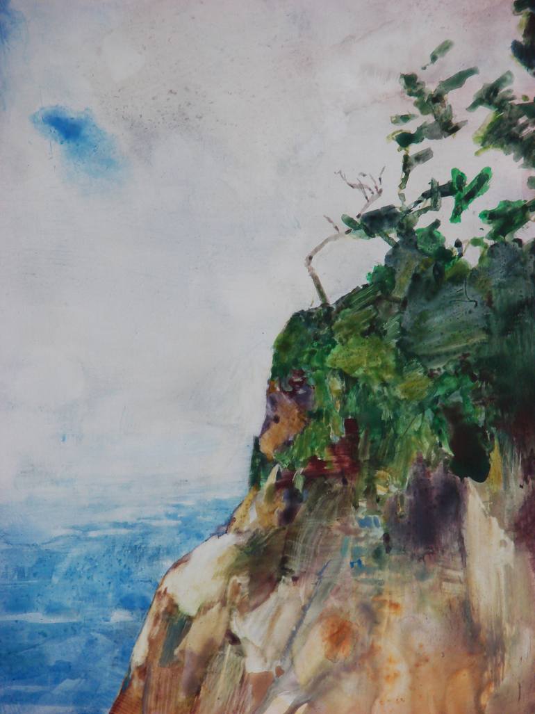 Original Abstract Landscape Painting by Randall  Tipton