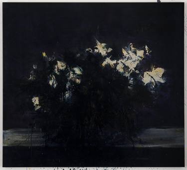 Original Expressionism Floral Paintings by Miroir Noir