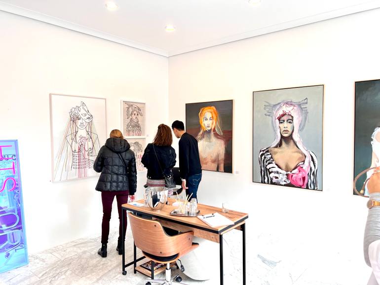 Original Contemporary Women Painting by Eva Kunze