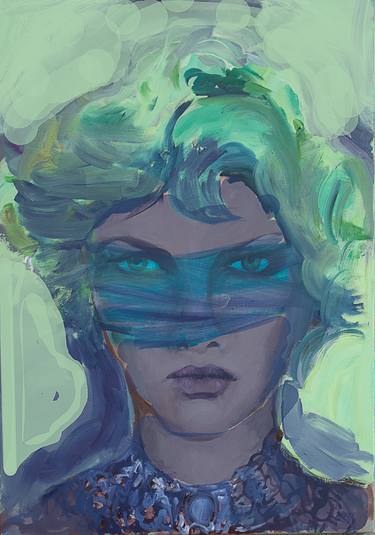 Original Contemporary Portrait Paintings by Eva Kunze