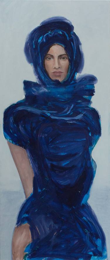 Original Figurative Women Paintings by Eva Kunze