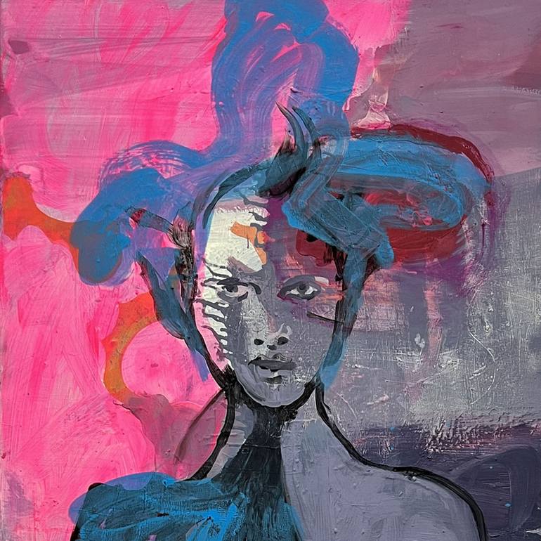 Original Women Painting by Eva Kunze