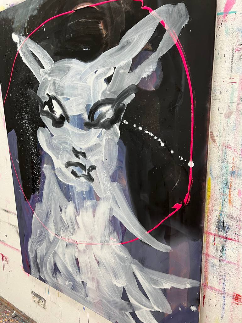 Original Contemporary Animal Painting by Eva Kunze