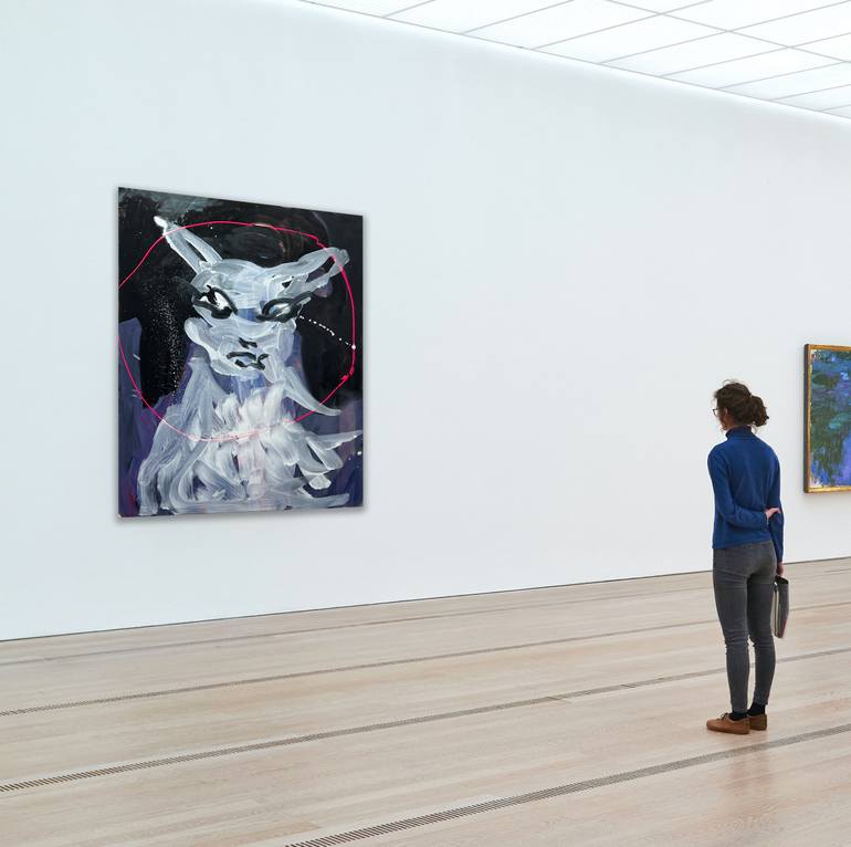 Original Contemporary Animal Painting by Eva Kunze