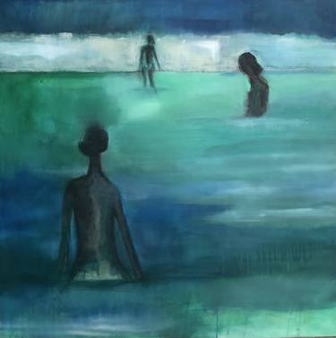 Saatchi Art Artist Alexandra Steele-Mortimer; Paintings, “Swimmers” #art