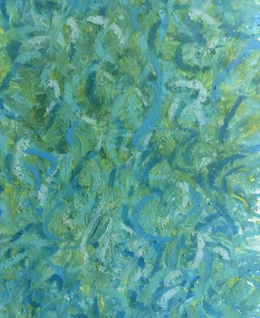 Original Abstract Expressionism Patterns Mixed Media by donna pallotta