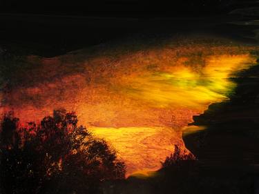 Print of Abstract Landscape Paintings by Maurice Sapiro