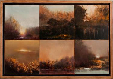 "Scenes From Childhood" (Six Paintings On Attached Panels) thumb