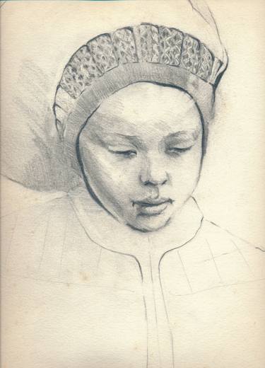 Print of Realism Portrait Drawings by Maurice Sapiro