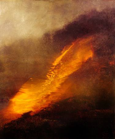 Print of Expressionism Landscape Paintings by Maurice Sapiro
