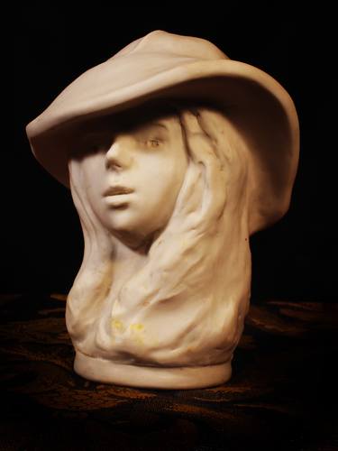 Original Realism People Sculpture by Maurice Sapiro