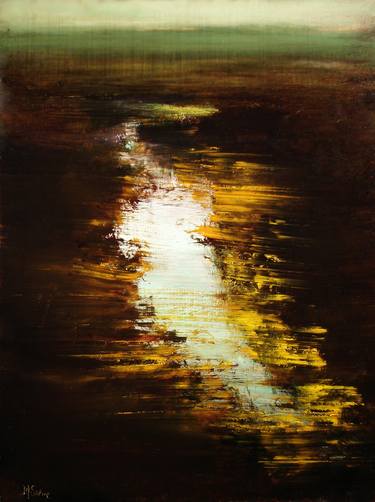 Print of Impressionism Landscape Paintings by Maurice Sapiro