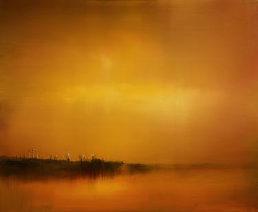 Original Expressionism Landscape Paintings by Maurice Sapiro