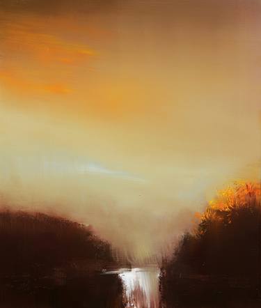 Print of Realism Landscape Paintings by Maurice Sapiro