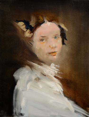 Original Portraiture People Paintings by Maurice Sapiro