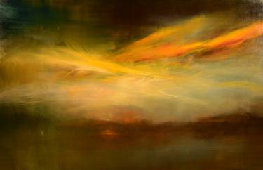 Print of Abstract Expressionism Landscape Paintings by Maurice Sapiro