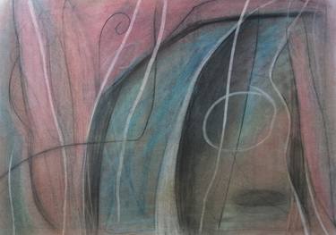 Original Expressionism Abstract Drawings by Barbara Souder