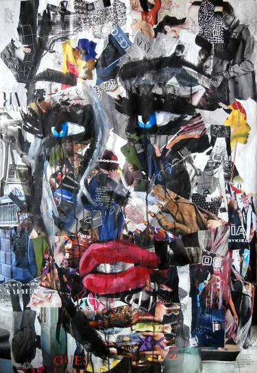 Original Abstract Pop Culture/Celebrity Collage by ELENA BACHEVA