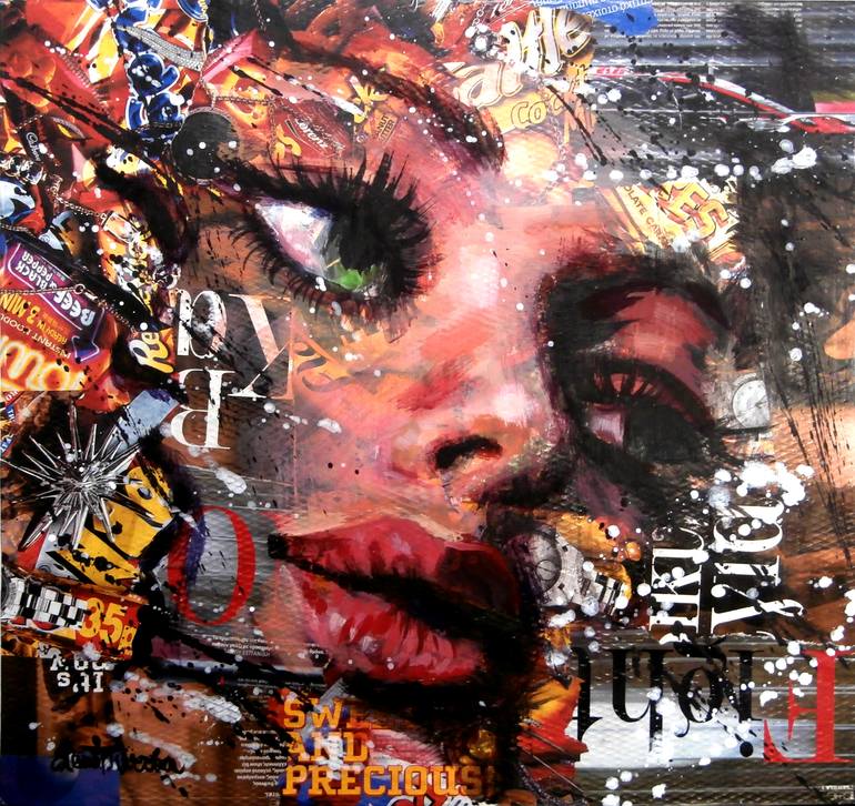 Original Figurative Pop Culture/Celebrity Painting by Elena Bacheva