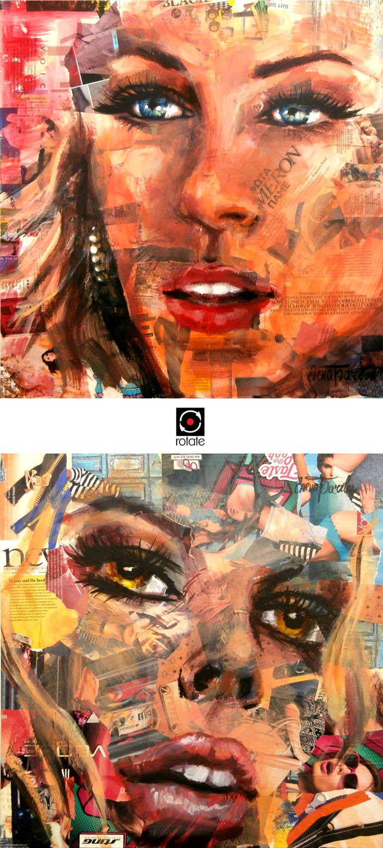 Original Modern Pop Culture/Celebrity Paintings by Elena Bacheva