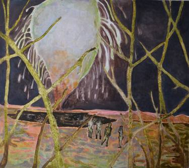 Original Landscape Painting by Akvile Malukiene