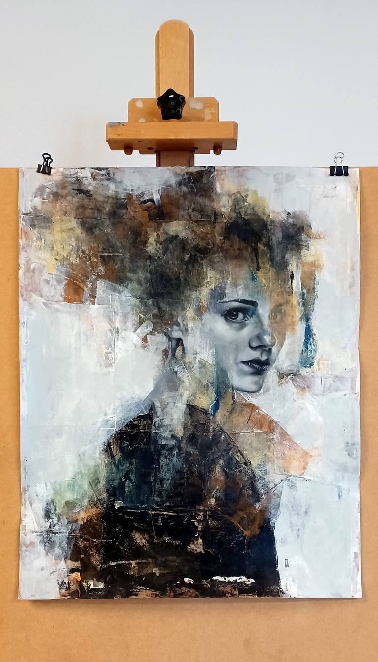 Original Portrait Painting by Patricia Ariel