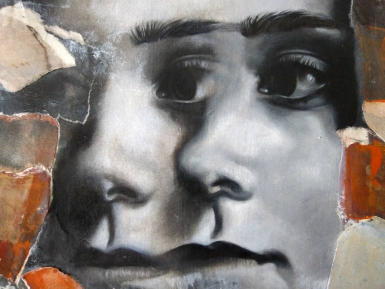 Original Abstract People Painting by Patricia Ariel