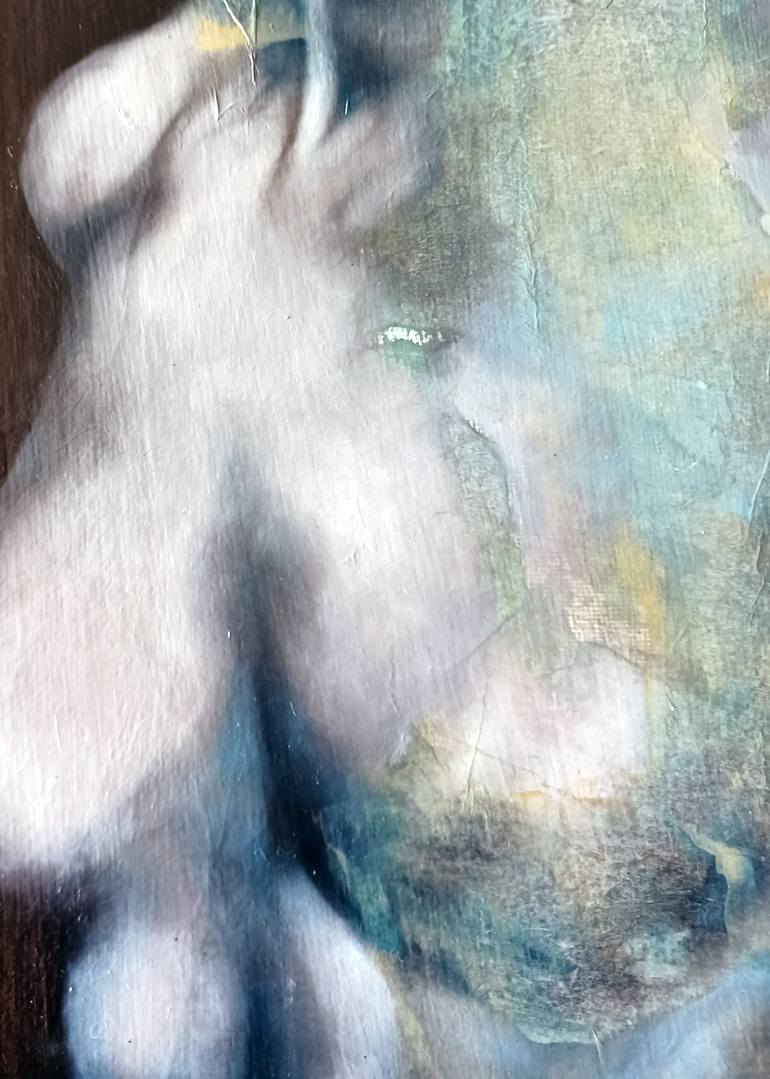 Original Abstract Nude Painting by Patricia Ariel