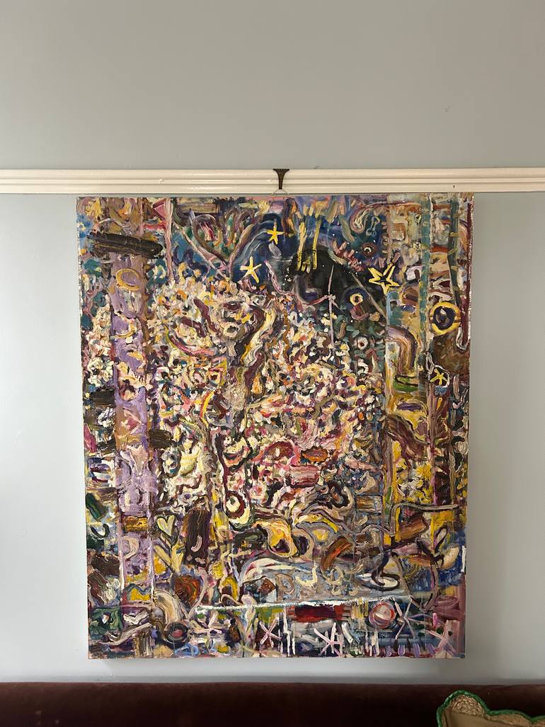 Original Abstract Expressionism Nature Painting by Tim Smith