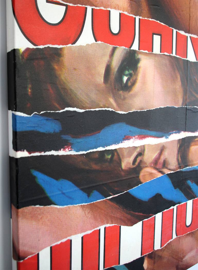 Original Pop Art Cinema Collage by Sammy Slabbinck