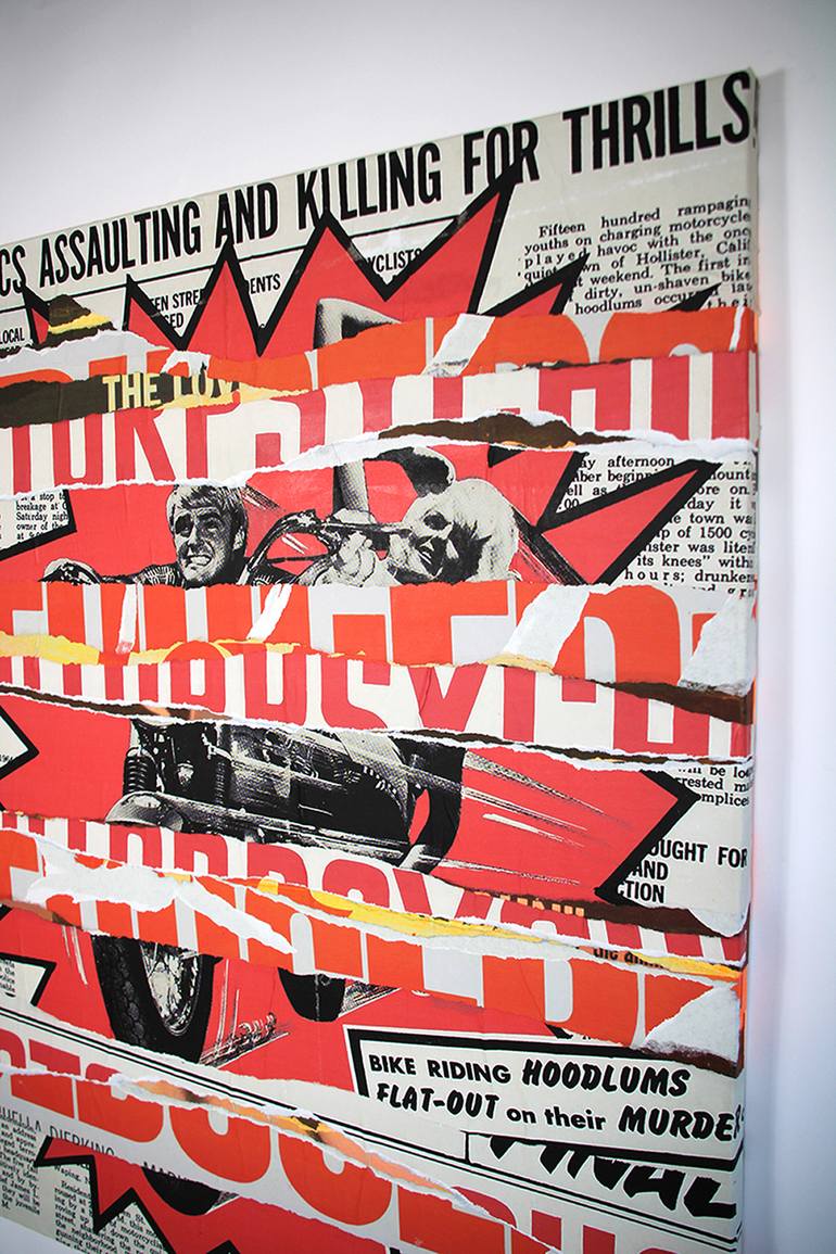 Original Pop Art Cinema Collage by Sammy Slabbinck