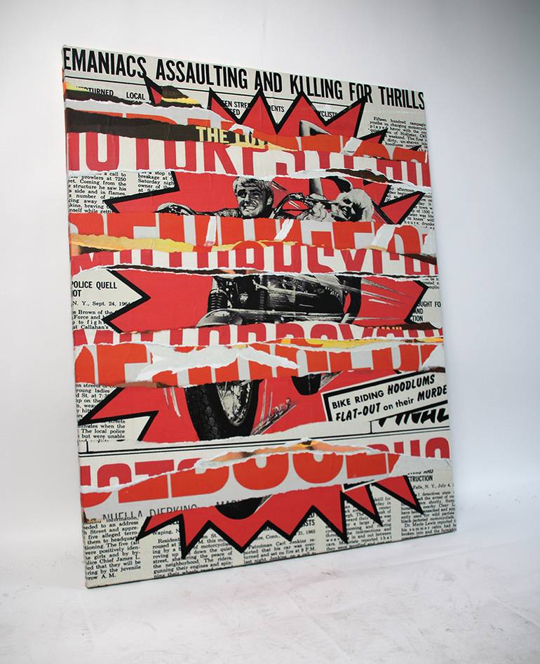 Original Pop Art Cinema Collage by Sammy Slabbinck