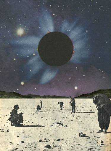 Print of Illustration Outer Space Collage by Sammy Slabbinck