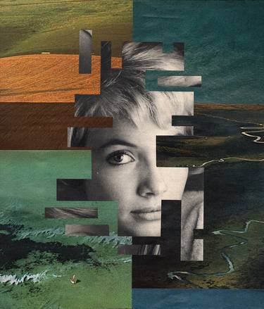 Original Portrait Collage by Sammy Slabbinck