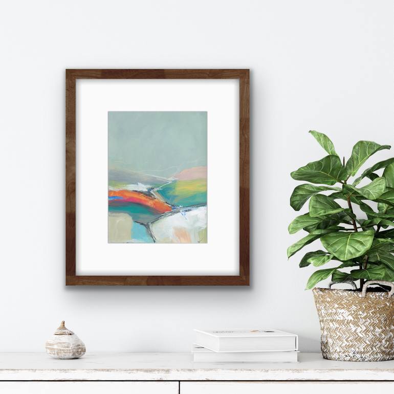 Original Abstract Expressionism Landscape Painting by Jan Weiss