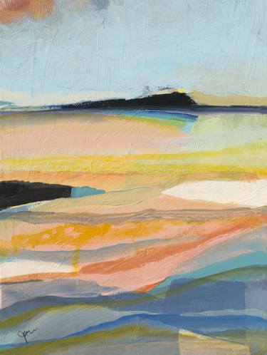 Original Abstract Expressionism Landscape Paintings by Jan Weiss