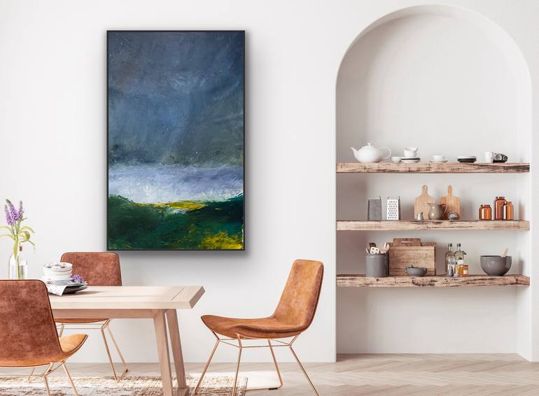 Original Abstract Landscape Painting by Jan Weiss