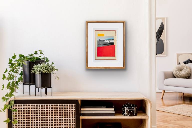 Original Black & White Landscape Mixed Media by Jan Weiss