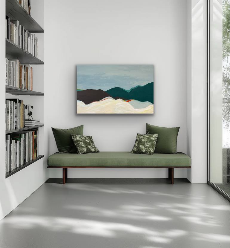 Original Abstract Landscape Painting by Jan Weiss
