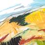 I live in the Mt. Diablo region of northern California and Mt. diablo is the centerpiece of our beautiful community so it's something that inspires everyone. It's often painted by local artists and I decided to render it in my style.