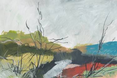 Original Abstract Landscape Paintings by Jan Weiss