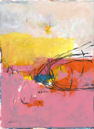 Original Abstract Expressionism Abstract Paintings by Jan Weiss