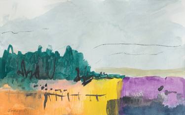 Original Abstract Landscape Paintings by Jan Weiss