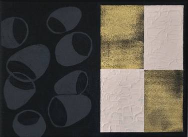 Original Conceptual Abstract Painting by Pien Van Der Beek
