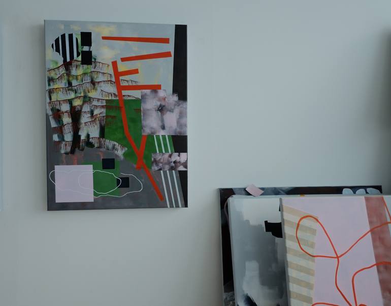 Original Abstract Painting by Pien Van Der Beek