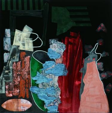 Original Expressionism Abstract Paintings by Pien van der Beek